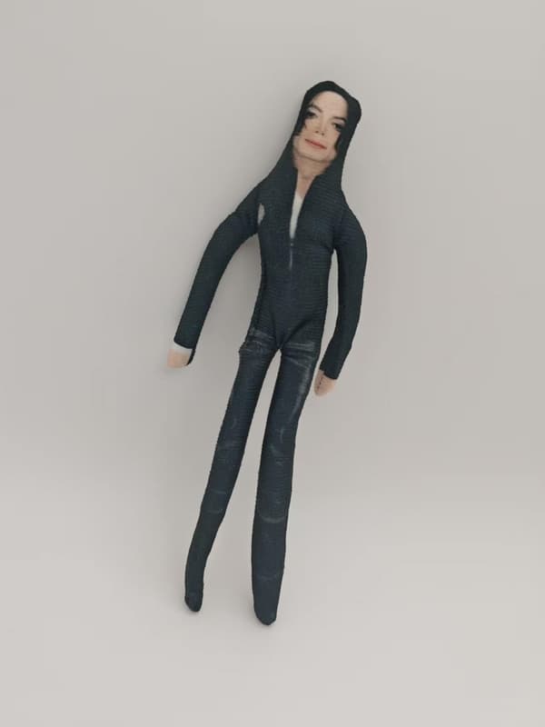 5 set MJ Michael Jackson 28 cm böjbara plyschleksaker