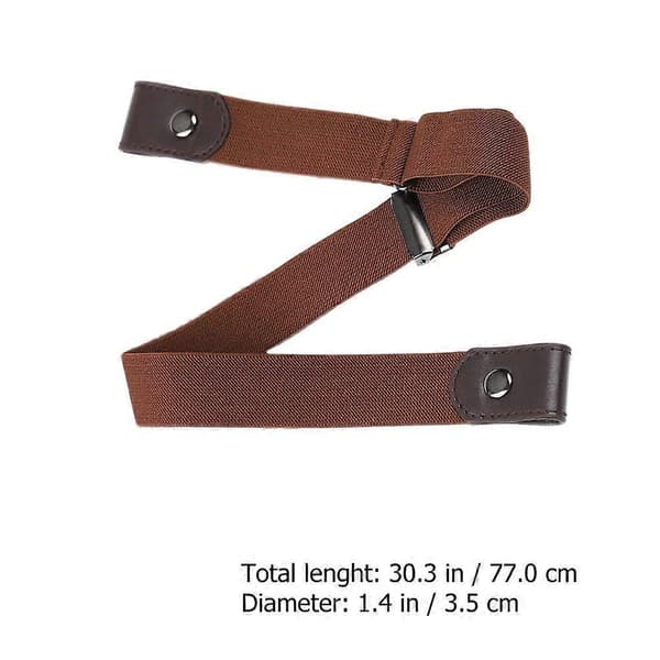 2 stk. Damebælte Justerbart strækbælte Dame Elastiske bælter Usynlige taljebælter Elastisk bælte Jeans