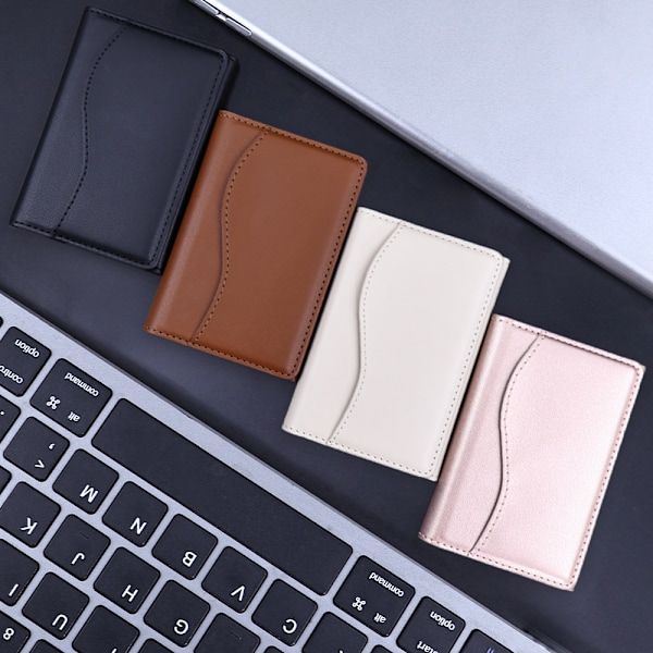 Magnetiskt kortfodral med tre fack, extra stor kapacitet, universell Magsafe-mobiltelefonhållare för mobiler pink