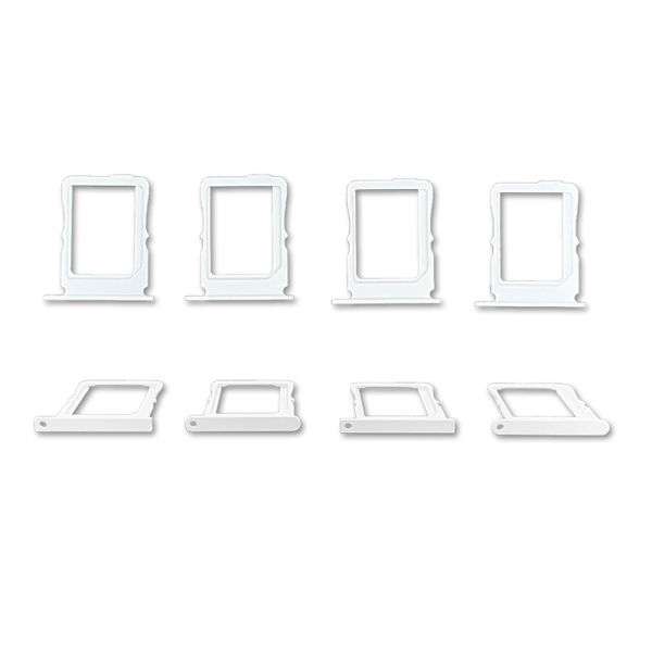 SIM-kortfackhållare för Apple iPhone 8 Plus Silver