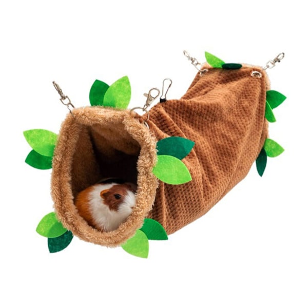 Hamsterhängmatta Stor Utrymme Hängande Säng Varm Hamster Marsvin Sovtunnel Hus för Gnagare