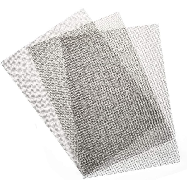 18 mesh mesh 3st 300 x 210 mm filternät mesh metall