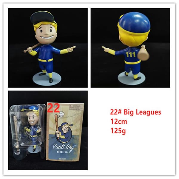 Fallout Vault Boy Bobble Head PVC Actionfigur Samleobjekt Modellleketøy Style 22