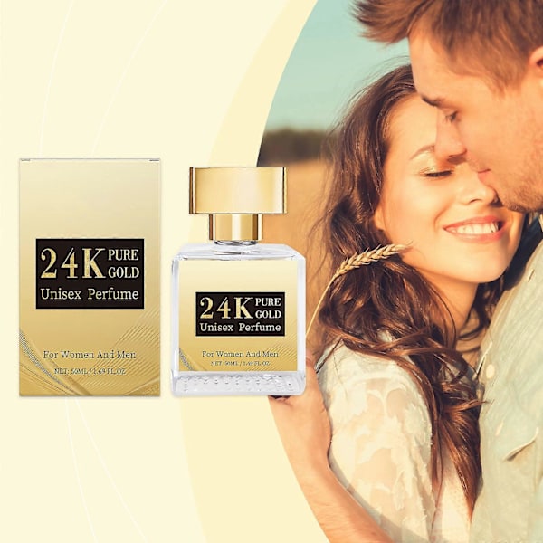 24K puhdasta kultaa unisex puun tuoksuinen suihke pitkäkestoinen raikas jujube-tuoksu tyylikkäille miehille ja naisille 50ml