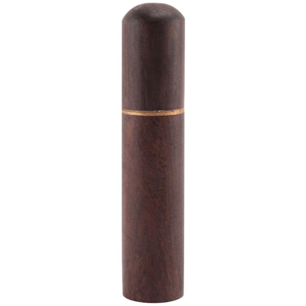 Træ tandstikholder spand mini boks vandring bærbar håndværk håndlavet gave 8*1.8cm