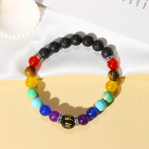 Chakra-rannekoru, monivärinen