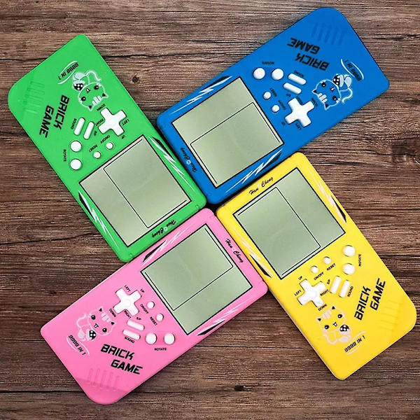 Vintage Classic Games Console Brick Tetris Game Snake 23 In 1 Handheld Arcade Kids Adult Xmas Gift Blue