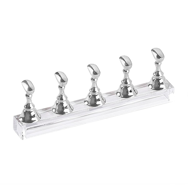 Akryl Negle Display Stativ Negle Tip Holder Magnetisk Negle Praksis Stativ Fingernegl C