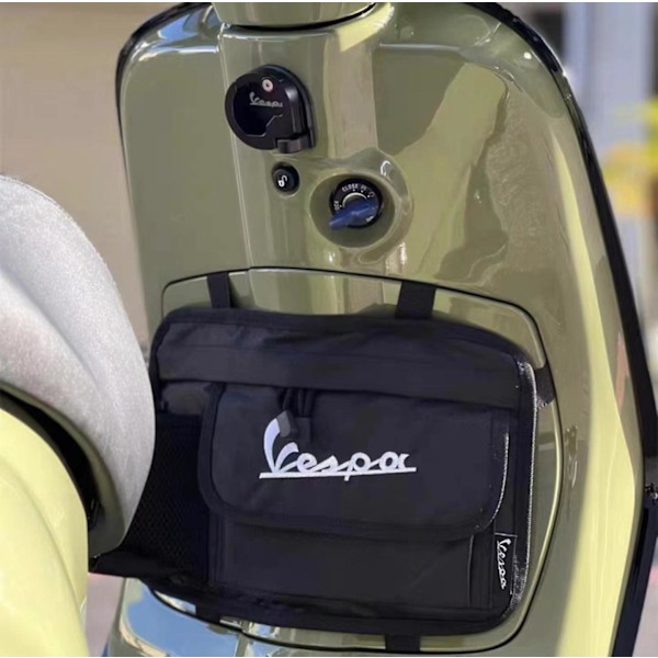 Vattentät handskfack i canvas för Piaggio Vespa Scooter Gts Lx Lxv Sprint Primavera 150 300 MC-tillbehör Grey