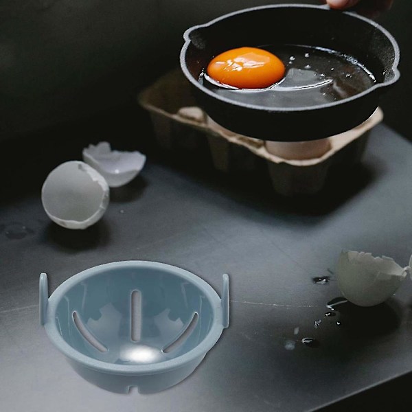 Mikrobølgeovn Egg Poacher, Posjert Egg Cooker, Egg Maker Posjert Egg Steamer Kjøkken Gadget Morsdag Gi