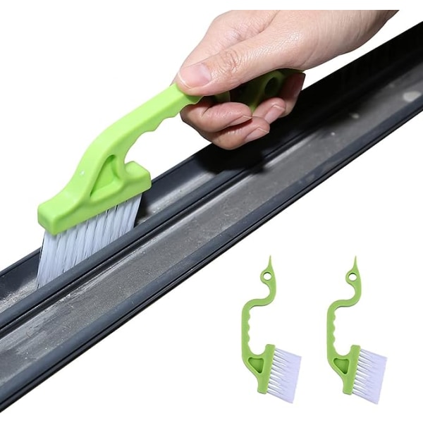 2st handhållna verktyg för rengöring av spårspalt Dörrfönsterskena