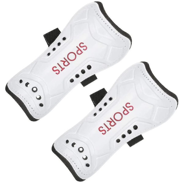 Shin Guards Soccer Shin Guards Sports Soccer Safety Protection Soccer(2 Pieces,white)