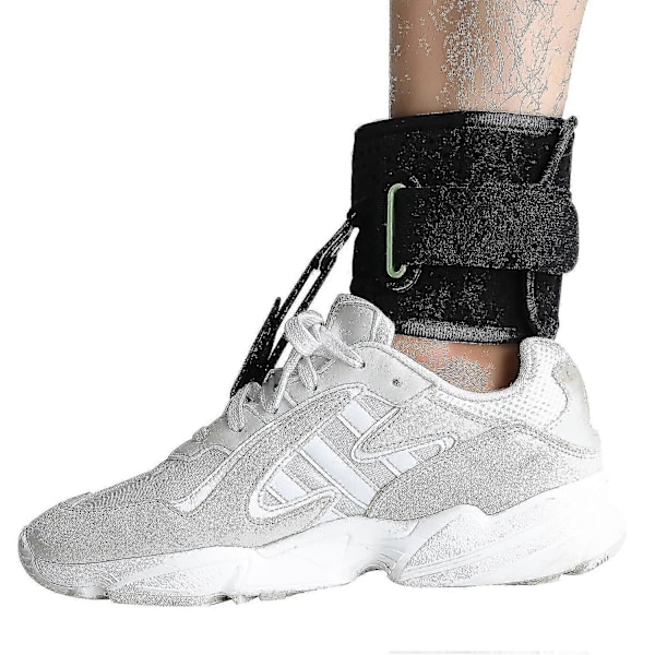 Justerbar Droppfotsskena Fotupp Afo-Skena Unisex Passar För Höger/vänster Fot Ortos Fotledsstöd, Förbättra Gåendet, Effektiv Smärtlindring black