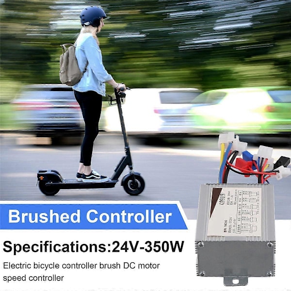 Elektrisk Cykel Børstet Controller 24V 350W Elektrisk Scooter Controller Børste DC Motor Hastighedscontroller