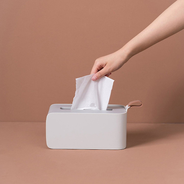 Kreativ servietbeholder elegant mat delikat servietholder med låg til stue