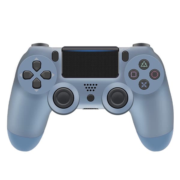 P4 Trådløs Spilcontroller Computer Bluetooth Spilcontroller Seks-akset Dobbelt Vibration P4 Spilcontroller titanium blue
