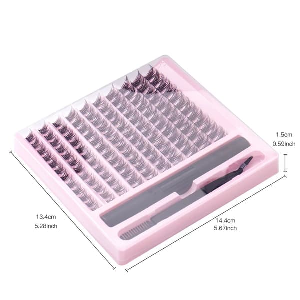 INF DIY Enkelte Øyevipper 40P set