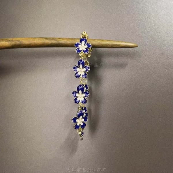 Fire-bladet zirkon blomsterarmbånd