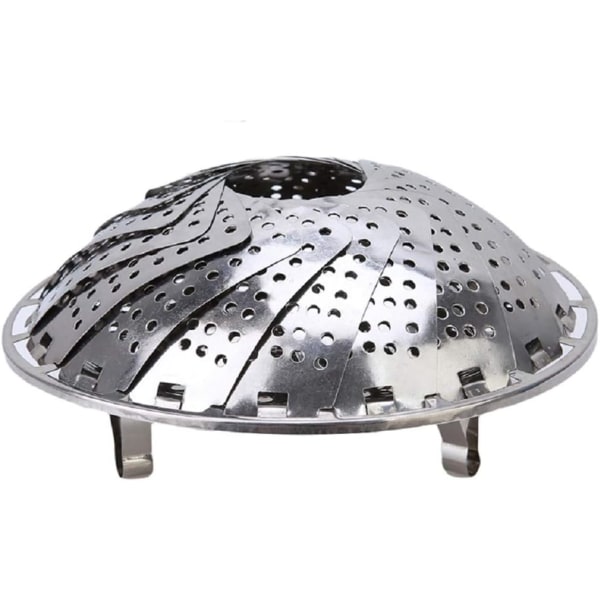 Lotus Steamer Basket Rostfritt stål Vegetabilisk Steamer Vikbar