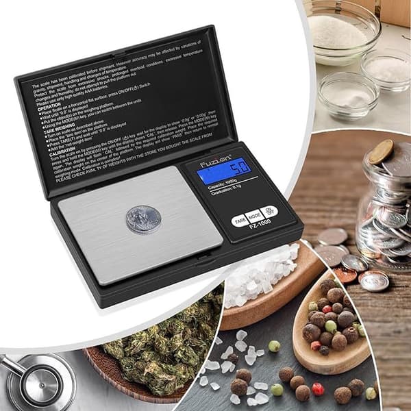 Digital smykkevekt 0,01g til 150g Sølv