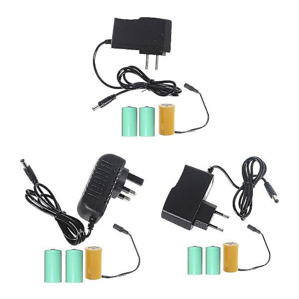 LR20 D-pariston eliminaattoreiden virtajohtosarja 4,5 V D-pariston eliminointilinja EU Plug