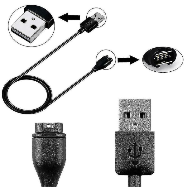 USB laddare Laddningskabel sladd för Garmin Fenix ​​5 5s 5x Vivoactive 3