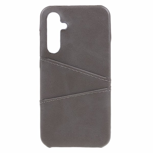 Samsung Galaxy S24+ -kotelo PU+PC-iskunkestävä puhelinkotelo 2 korttipaikalla Grey