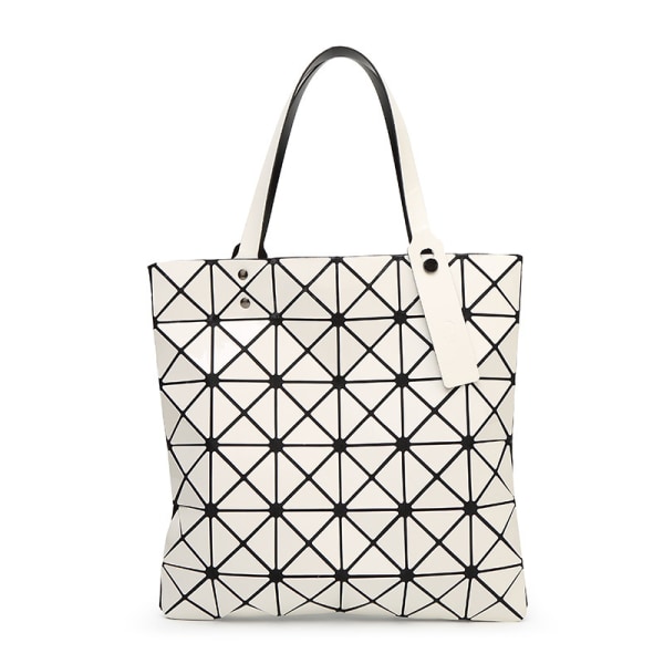 Damer Damer Japanska Issey Miyake Geometry Tygväskor Handväska Lingge Bag Travel White