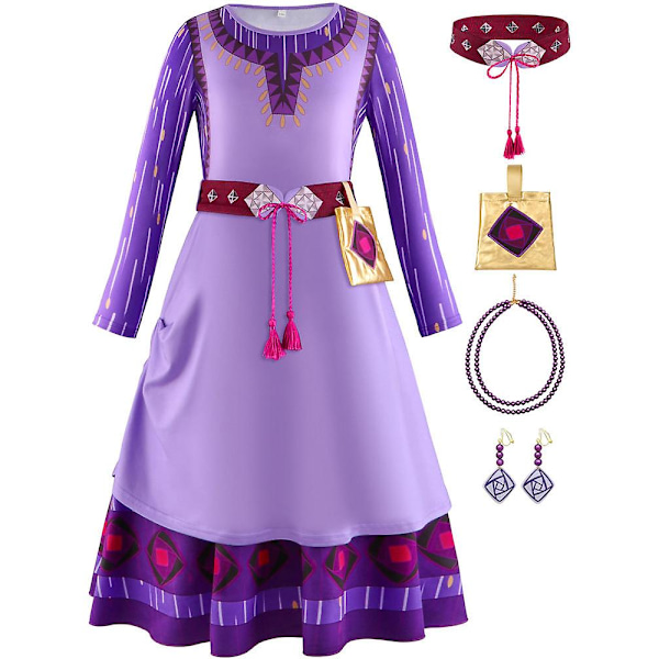 Wish Asha Girl Costume Asha Princess Dress With Accessories