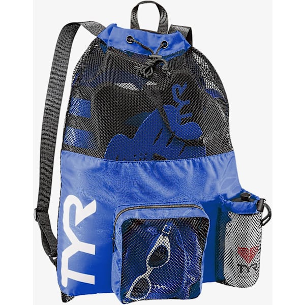 Stor nätmummyryggsäck Blue/Black