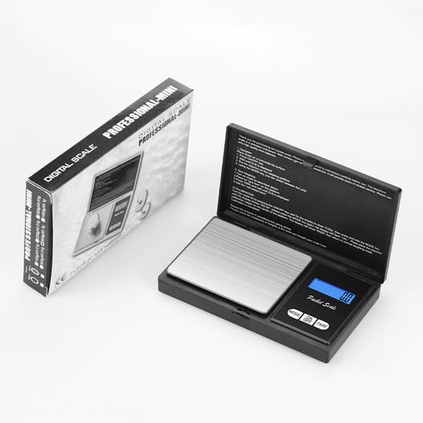 Digital smykkevekt 0,01g til 150g Sølv
