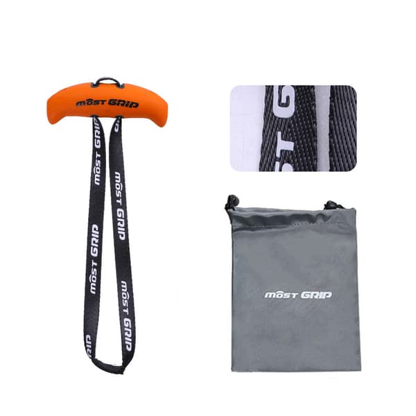Nytt MOST GRIP hornhåndtak fitness pull-up pull-up høy pull-down buegrep tilbehør Orange [Horn Style]