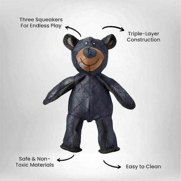Unbreaka Bear Hundelegetøj Ubrækkeligt Teddy Extreme Bear 2.0 Hundelegetøj