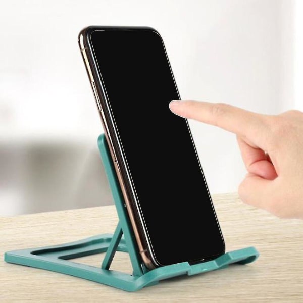 Universal hopfällbar bordstelefonhållare Monteringsställ för de flesta mobiltelefoner Tablet Skrivbordshållare Justerbar