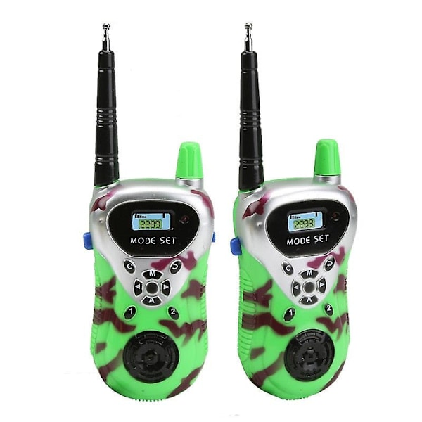 Sähköinen selkeä kantama, kaksisuuntainen radioasema, Hf-lähetin-vastaanotin Walkie-talkie-lelu BLUE