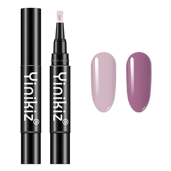 2 st nyaste 3 i 1 nagellackspenna glitter ett steg nagelgel 15 färger 100 ml 1Set