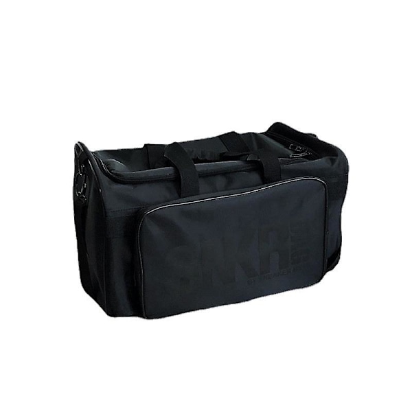 Ryggsekk oppbevaring reiseveske sports treningsbag basketballbag stor kapasitet bagasjeveske White logo