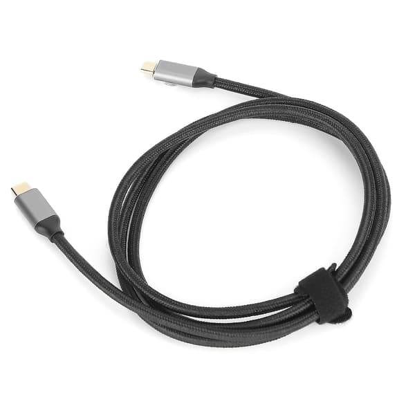 USB Type C-kabel 2m - 100W, 5A hurtiglading, USB 3.1 dobbelthode hannkabel