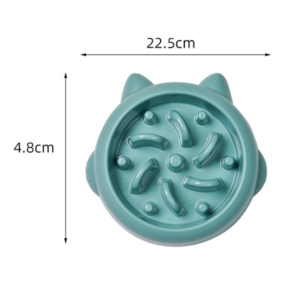 Hundskål Långsam utfodring Anti Chock PP Material Valp Mat Dispenser Matningsskål Husdjur Tillbehör