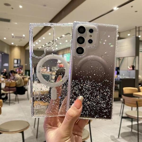Til Samsung Galaxy S22 5g Magsafe Glitter Tpu Telefon Beskyttende Etui Green