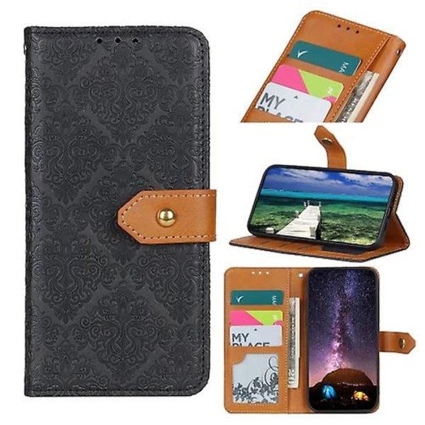 For Samsung Galaxy S23 Fe 5g European Floral Embossed Leather Mobile Phone Case