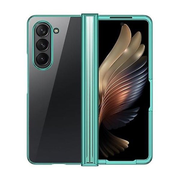 Samsung Galaxy Z Fold5:lle elektrolyyttisesti päällystetty kolmiosainen matkapuhelinkotelo Green