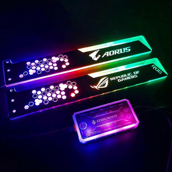 RGB LED GPU-beslag til PC - Lysende struktur til gaming-entusiaster