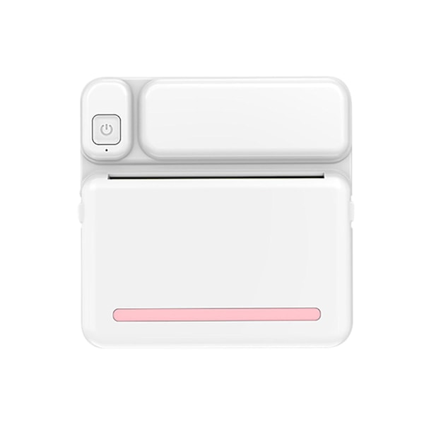 Termiske bærbare Bluetooth-skrivere 57mm Mini trådløse POS termiske bildeskrivere for Android IOS mobiltelefon FLYE1984 Pink