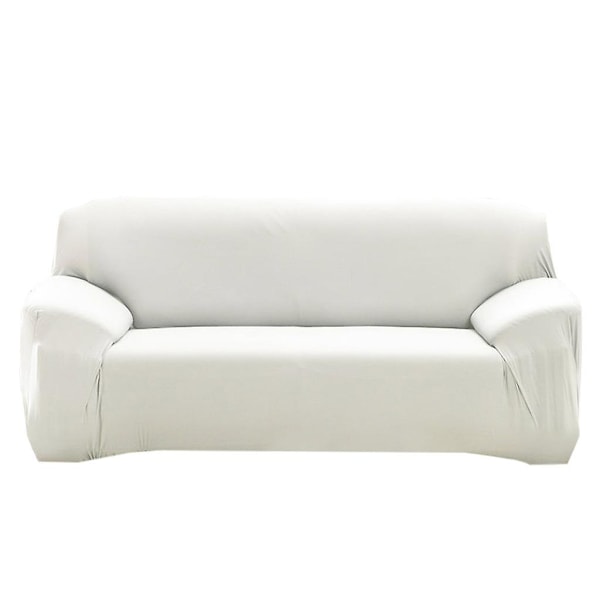3-sits soffa överdrag stretch överdrag elastiskt tyg soffa skydd passform White