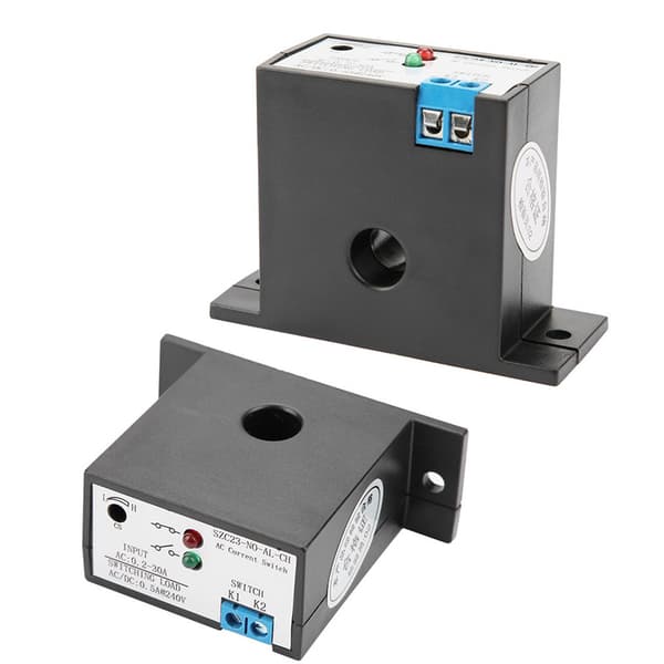 Justerbar strømsensor, normalt åben strømsensor 0,2-30a Szc23 No/al/ch
