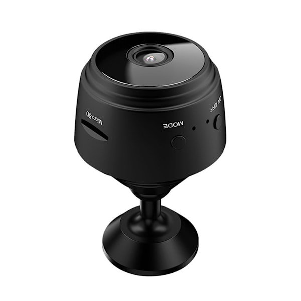 Mini Wifi Fjernkontroll Bevegelsesaktivert Kamera Spy Kamera Overvåking Svart