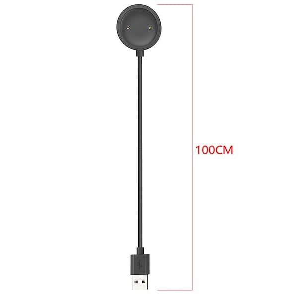 Magnetisk USB-opladerkabel til urstrømsadapter til Mibro Watch X1 A1 Black