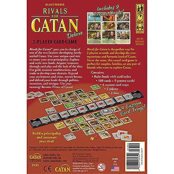 Rivals For Catan Deluxe Tema Højinteraktivt Moderne Bedste I Kortspil