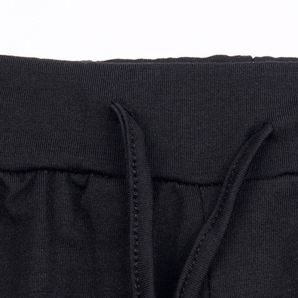 Womens Tracksuit Set Solid Joggers Trousers Loungewear Homewear Black,M